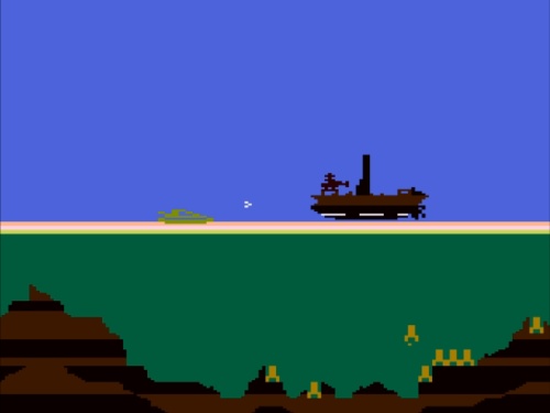Gameplay of James Bond 007 for Atari 8 Bit